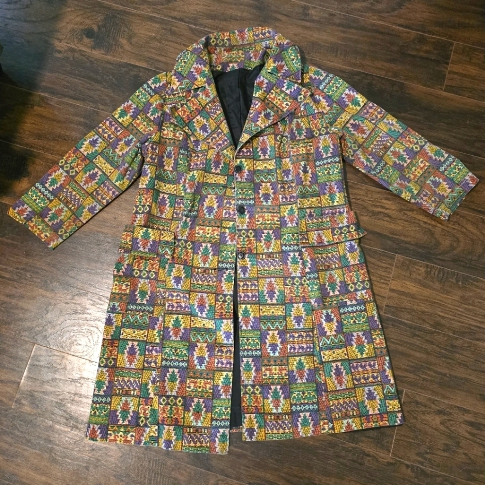 Sears | Vintage Aztec Print Jacket L/XL
